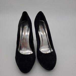 womens black heels 8.5